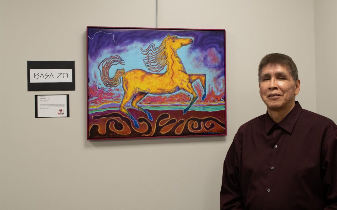 Ted Moore Art and Osage Language Exhibit