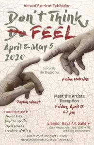 Jamie Haney’s poster ‘Don’t Look Do Feel’ was a 3rd place winner at the OCPRA contest in July.