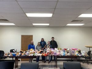 The NOC Criminal Justice Society collected 283 stuffed animals for the SAFE (Stuffed Animals for Emergencies) Initiative. Next semester, the group will begin the second phase which is cleaning, sterilizing and distributing them for first responders and hospitals. 