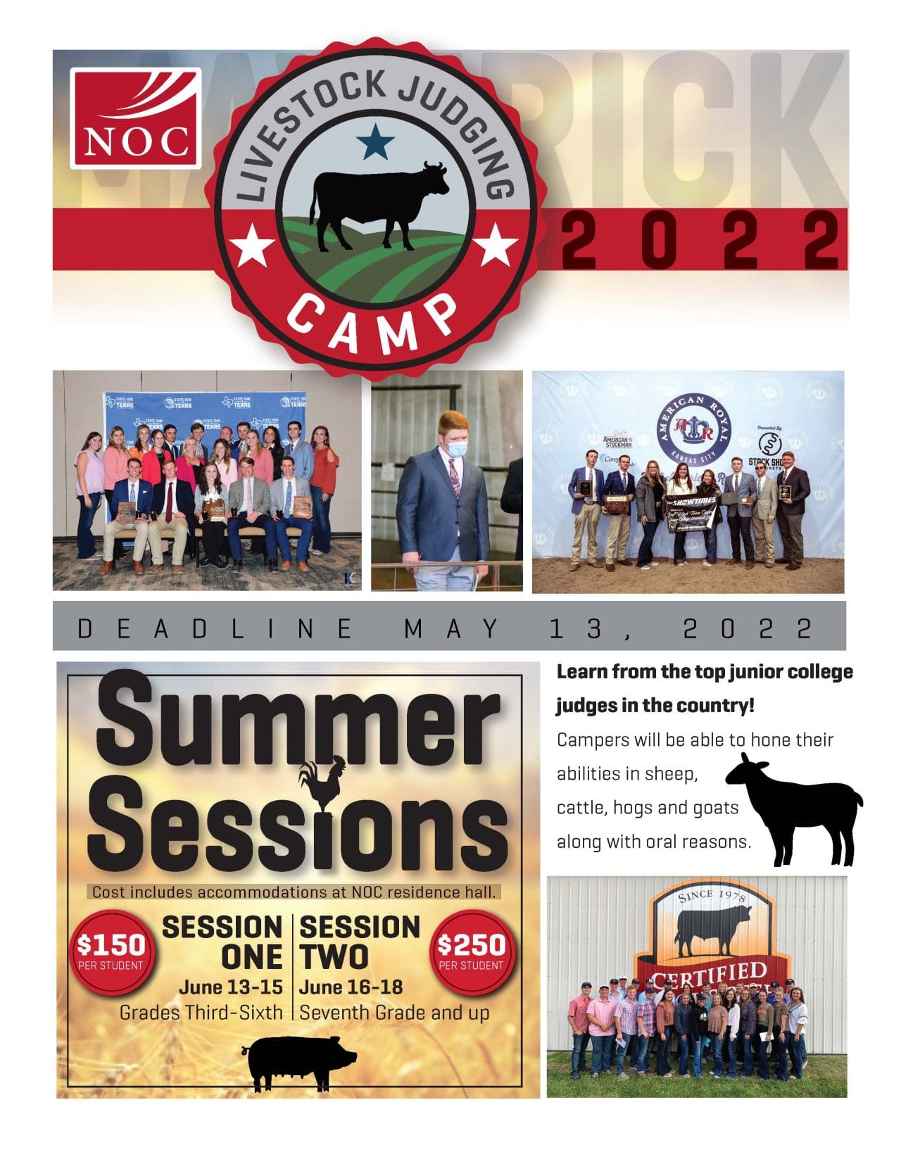 NOC Livestock Judging Day Camp
