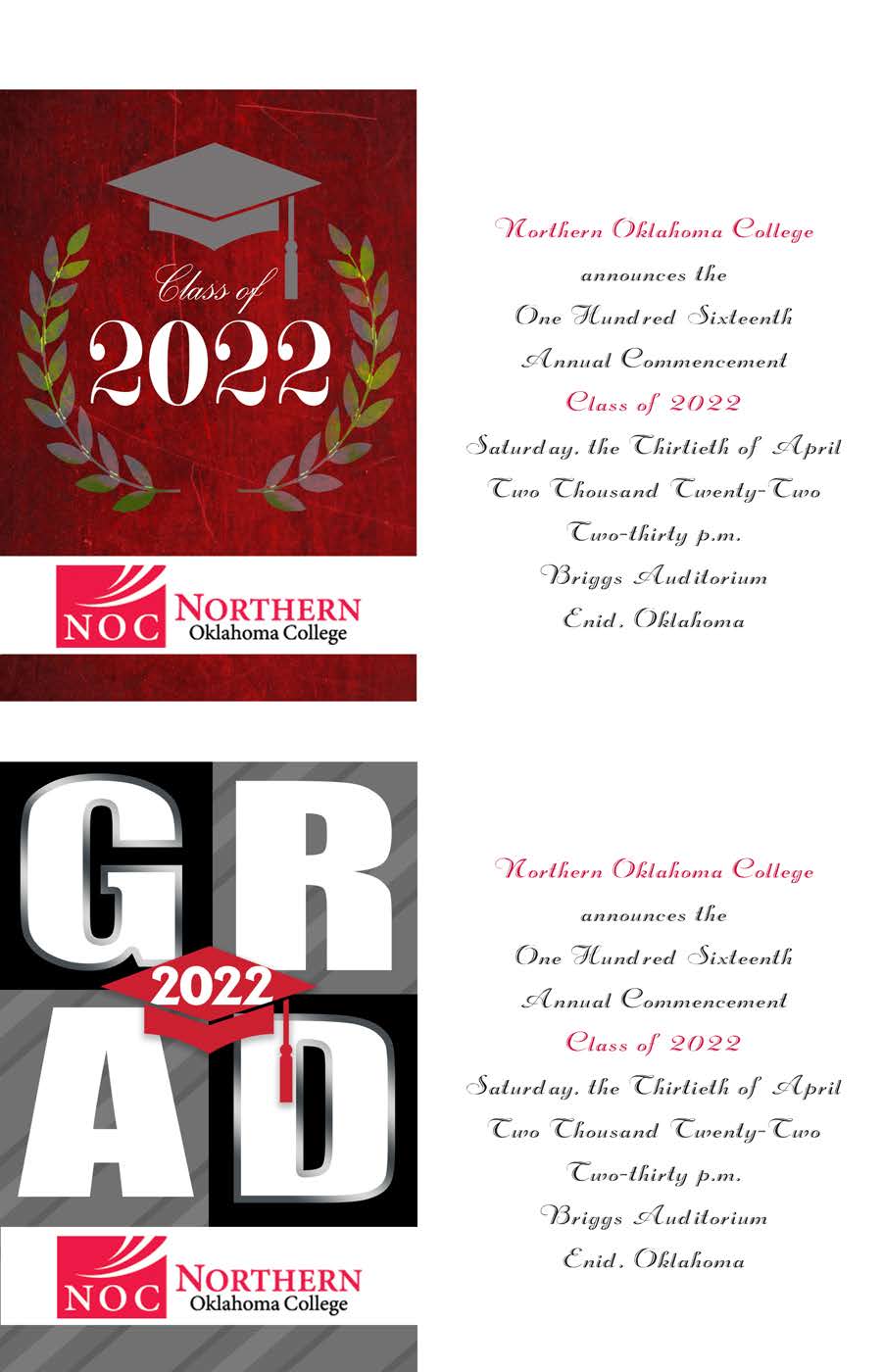 Enid Grad Announcements 2022