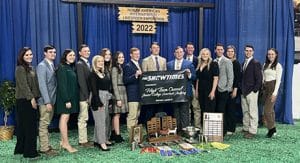 The NOC Tonkawa Livestock Judging Team won the NAILE Junior College Livestock Judging Contest this past week in Louisville, Kentucky.  They will be recognized at the Oklahoma Governor’s Mansion on Dec. 6.  (photo provided)