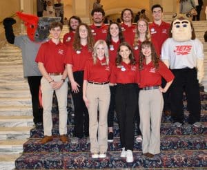 Cutline:  NOC students, faculty, and staff attended the Oklahoma State Regents for Higher Education Day at the state capitol on Feb. 14.
