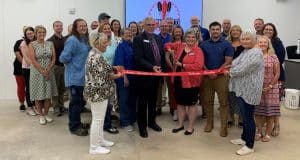 Northern Oklahoma College held a ribbon cutting for the opening of the Process Technology Center at NOC Tonkawa on Wednesday.  The event was sponsored by the Tonkawa Chamber of Commerce.