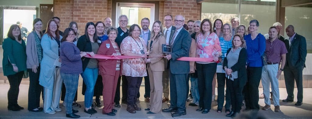 Making A Difference Ribbon Cutting at NOC Enid last Tuesday.  The non-profit organization is utilizing space at the NOC Enid campus for counseling services for the Enid community.