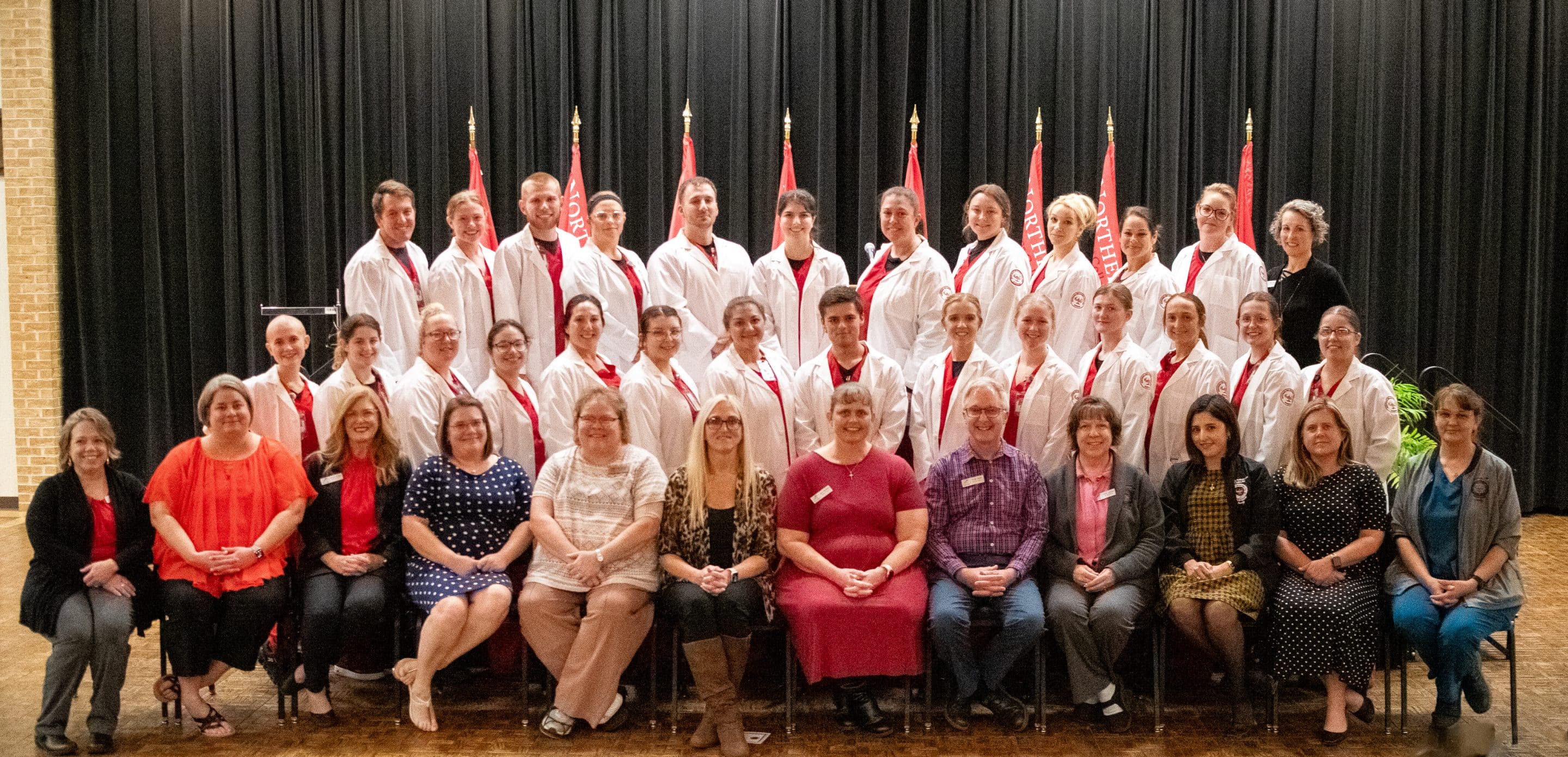 NOC nursing students and nursing faculty participated in a White Coat ceremony at NOC Enid on Nov. 7.  (photo by Shiloh Martin/Northern Oklahoma College)