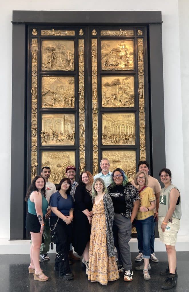 NOC art students toured two art exhibits in Kansas City last weekend (photo provided)