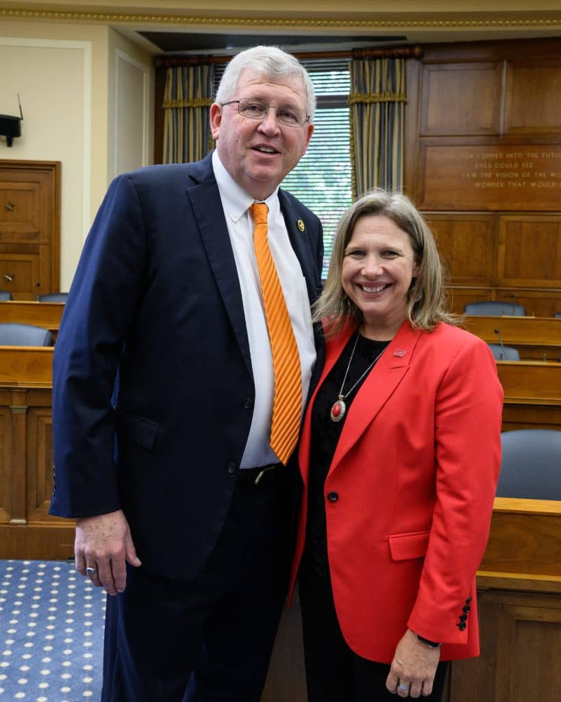 Cong. Lucas and President Watkins