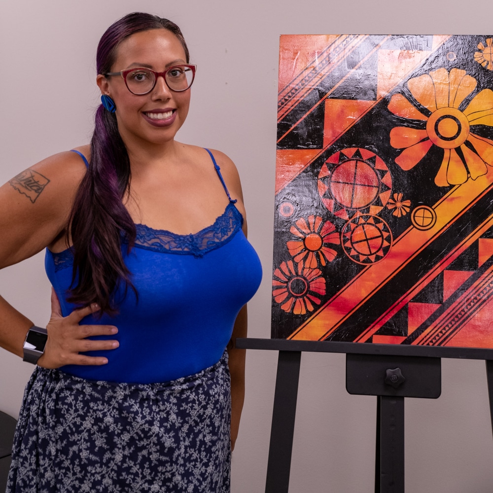 Kristin Gentry appears at NOC Native American Art Exhibit
