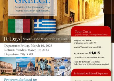 Greece Global Education Trip