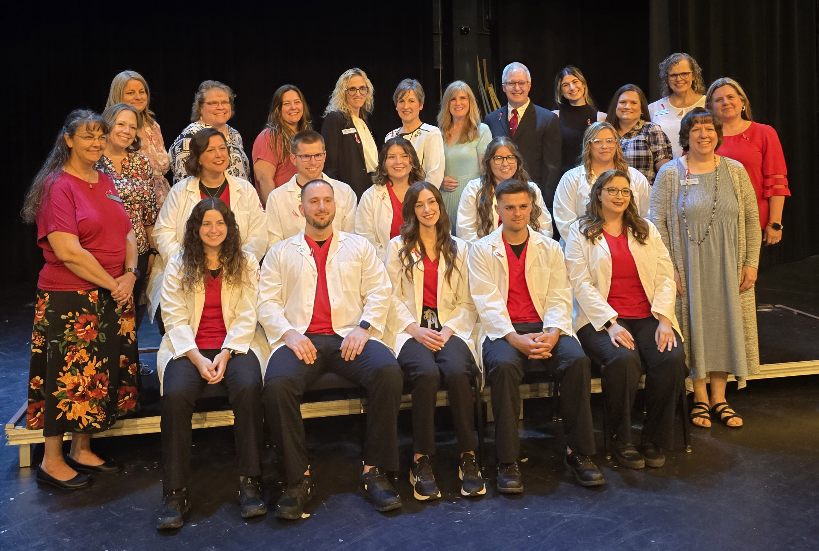 NOC Nursing graduates and faculty at the NOC Nurses Pinning Ceremony May 3 at NOC Tonkawa.  (photo by Dina Kleinmann/Northern Oklahoma College).