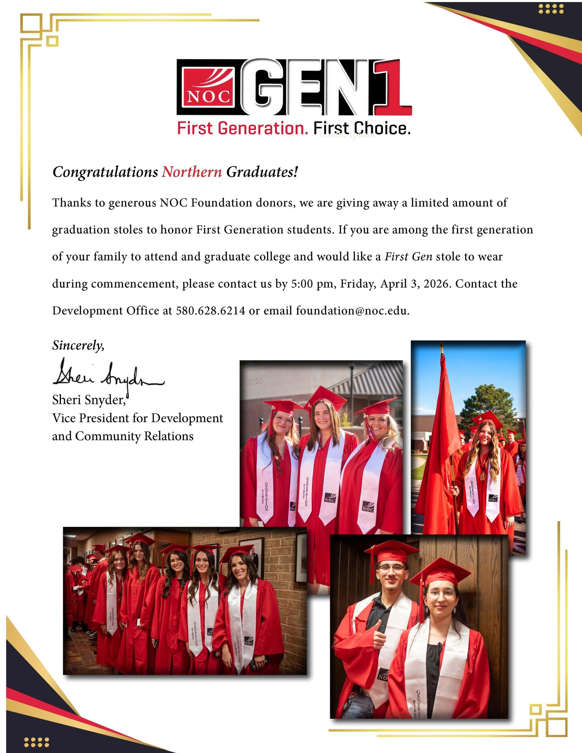 First Generation Stoles