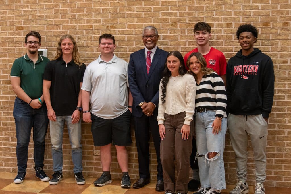 Skip Kelly speaks to NOC Enid regarding community