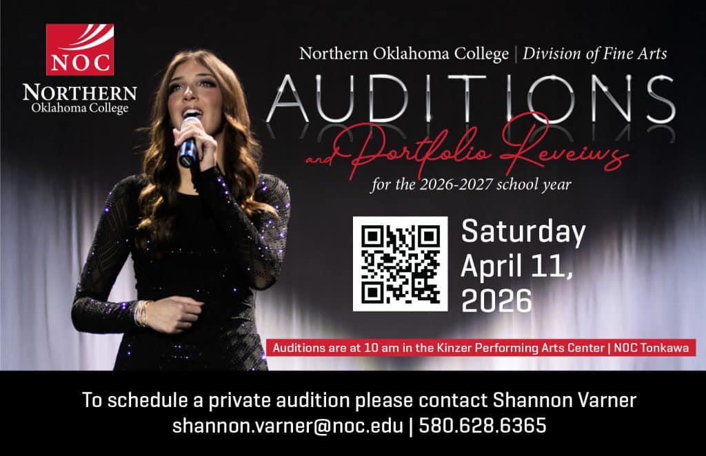 NOC Fine Arts Auditions April 11