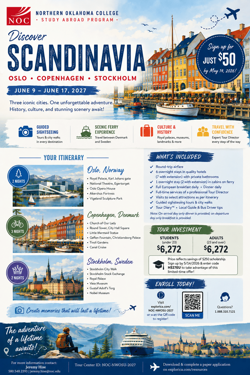 Scandanavia Poster for Website 5.26.26 Scandinavia Study Abroad Poster