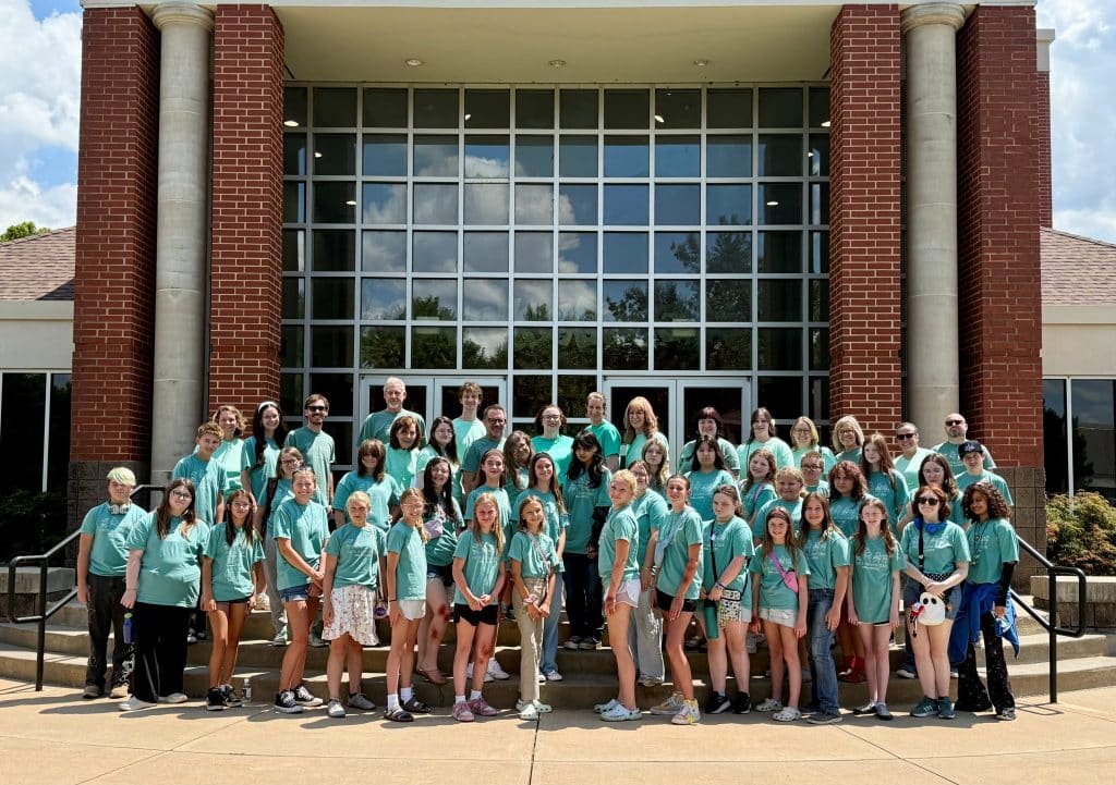 Over 40 area students attended the annual Art Adventure Camp at NOC Tonkawa July 13-16. (photo by Ken Crowder).