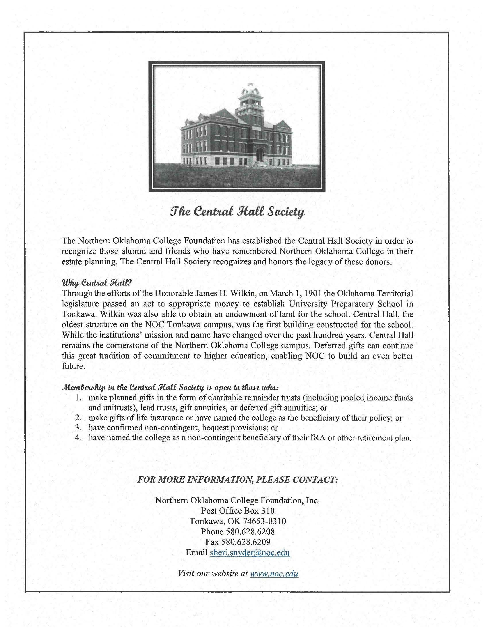 Central Hall Society