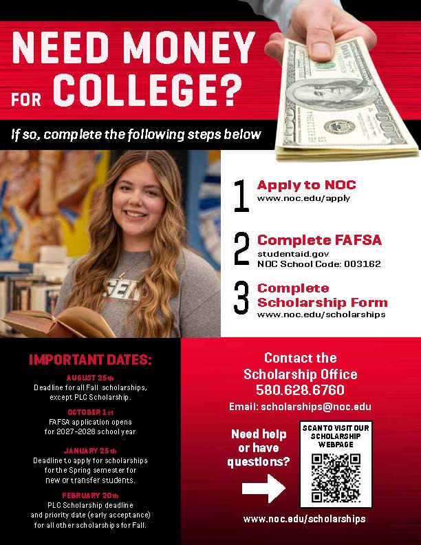 FAFSA Scholarships 2026-2027 Final_Page_1 scholarships and FAFSA poster